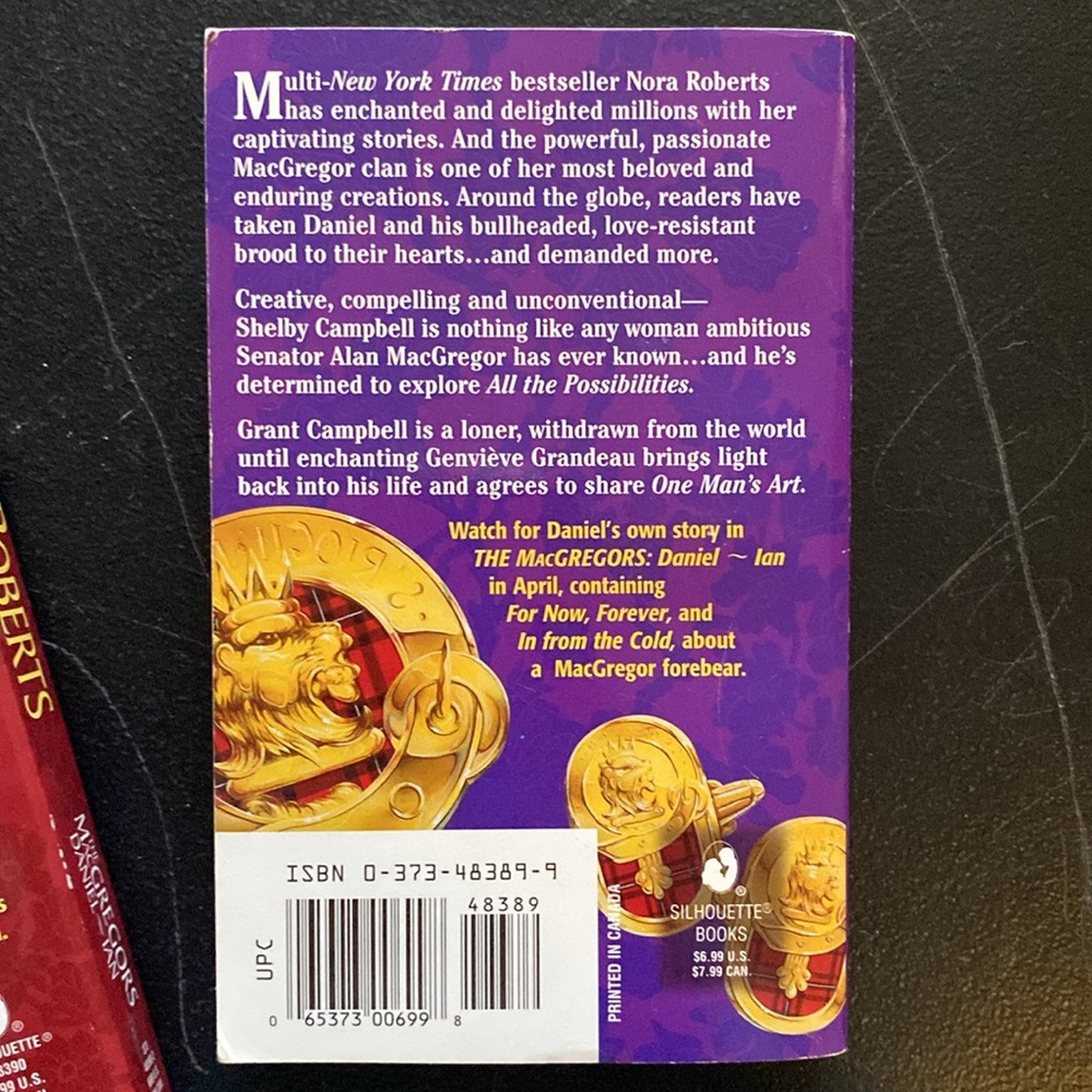 Nora Roberts 3 Book Bundle The MacGregors - Picture 14 of 14